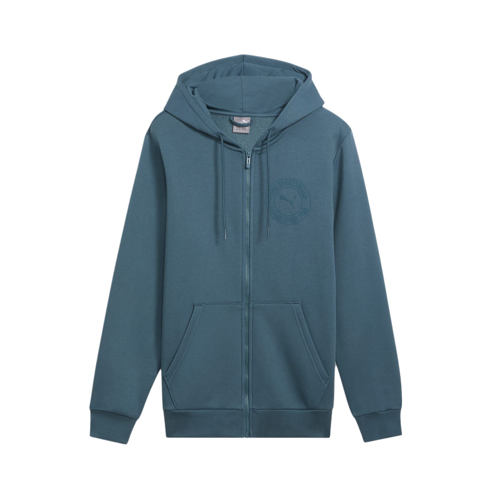 Мужское худи PUMA TONAL SPORTSWEAR HOODIE (темно-серое)