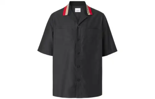 Burberry Logo Detailed Short-Sleeved Shirt