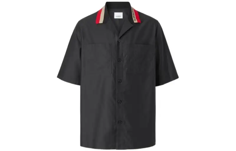 Burberry Logo Detailed Short-Sleeved Shirt