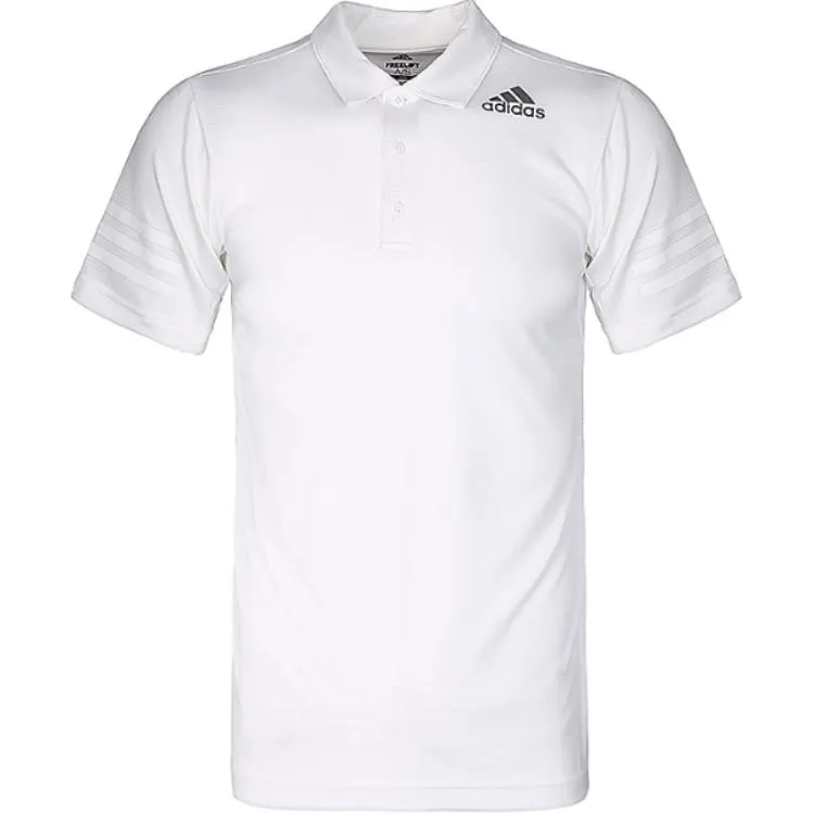 Adidas Polo Shirts Men's White Lapel Moderate