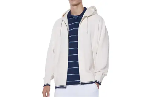 UNIQLO Sweatshirts Unisex Ivory Hooded Moderate Regular