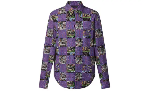 LOUIS VUITTON FW22 Shirt Men's Purple