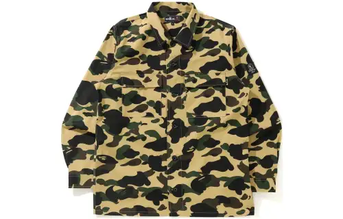 Bape 1st Camo Military Shirt Shirt