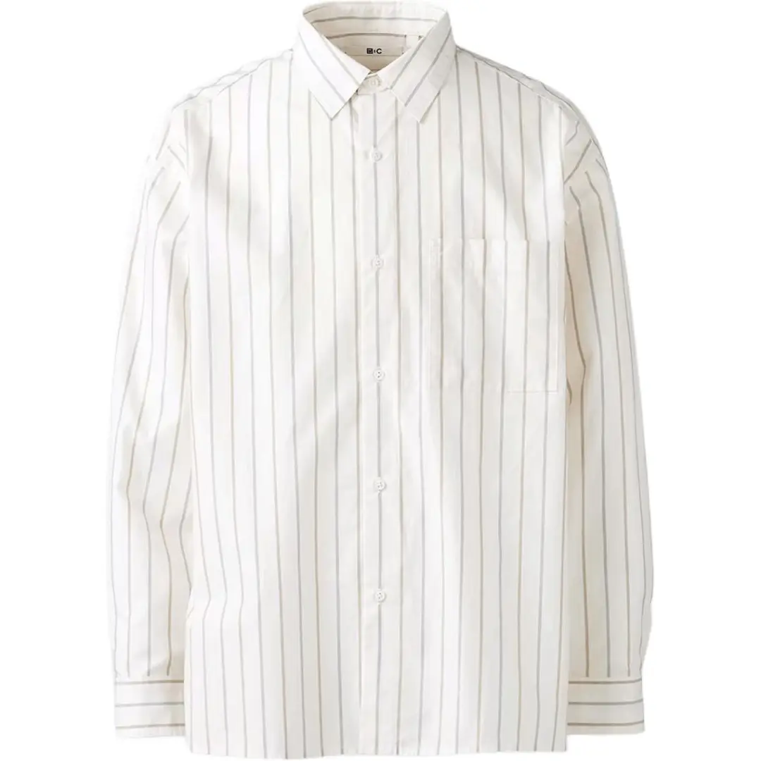 UNIQLO Shirts Unisex White Lapel Moderate Other