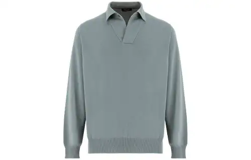 Loro Piana Polo Shirts Men's Gray