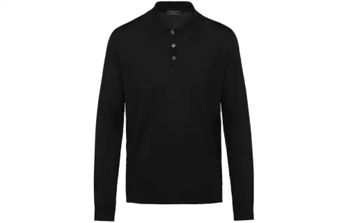 Prada knit collared polo-shirt