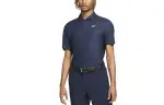 Nike Polo Shirts Men's Thunder Blue Polo Collar Moderate Straight Fit