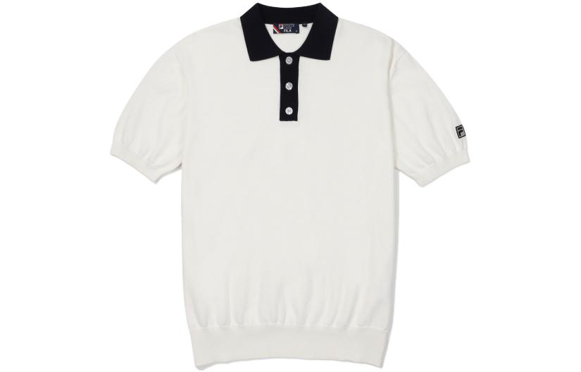 Мужская футболка Fila POLO (белая)