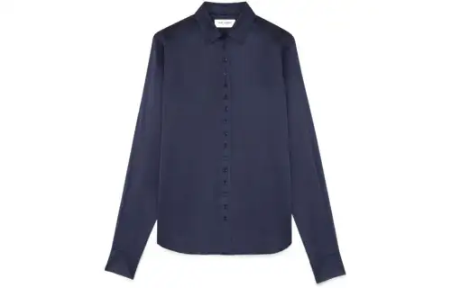 SAINT LAURENT Shirt Men's Navy Blue