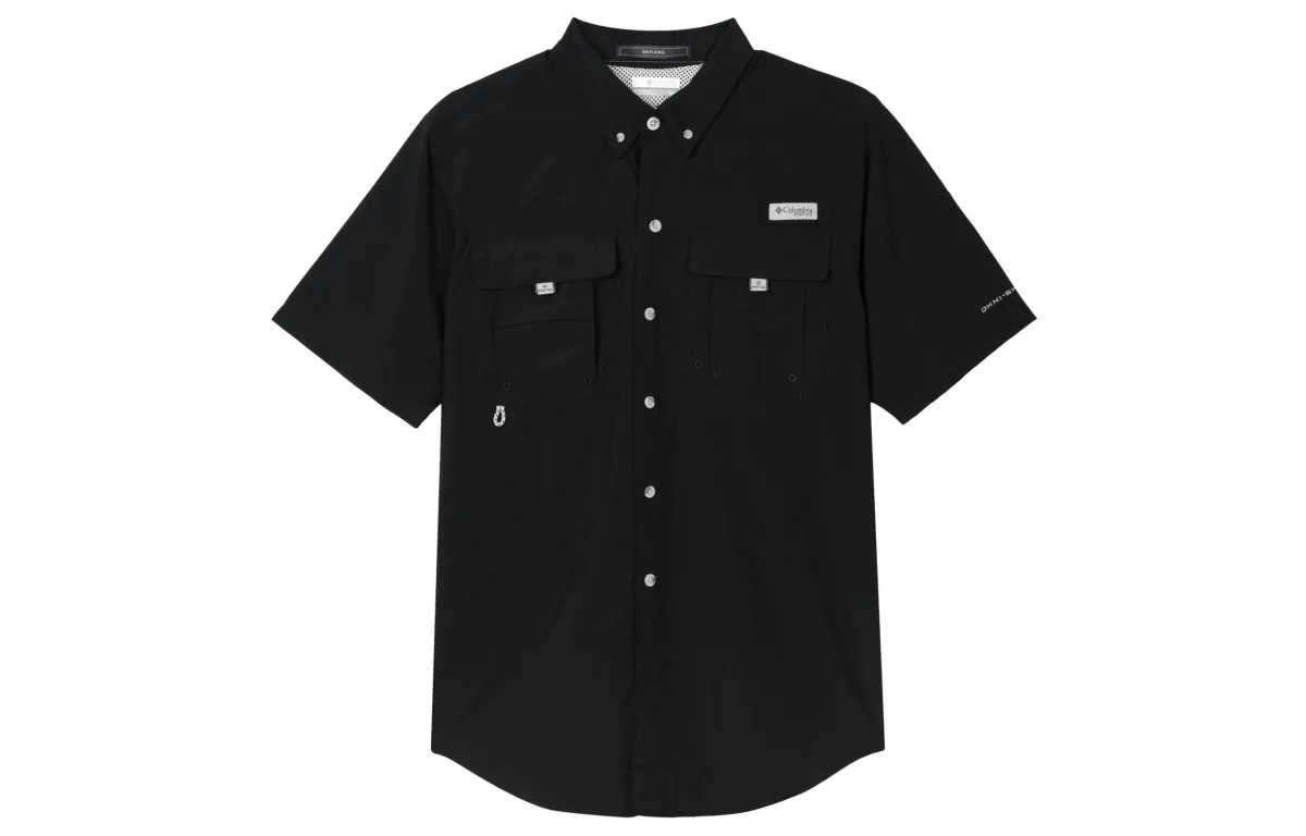 Columbia Shirts Unisex Black Moderate