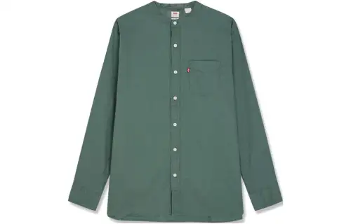 Levis Shirts Men's Green Crew Neck Moderate Other