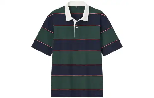 UNIQLO Polo Shirt Unisex Dark Green