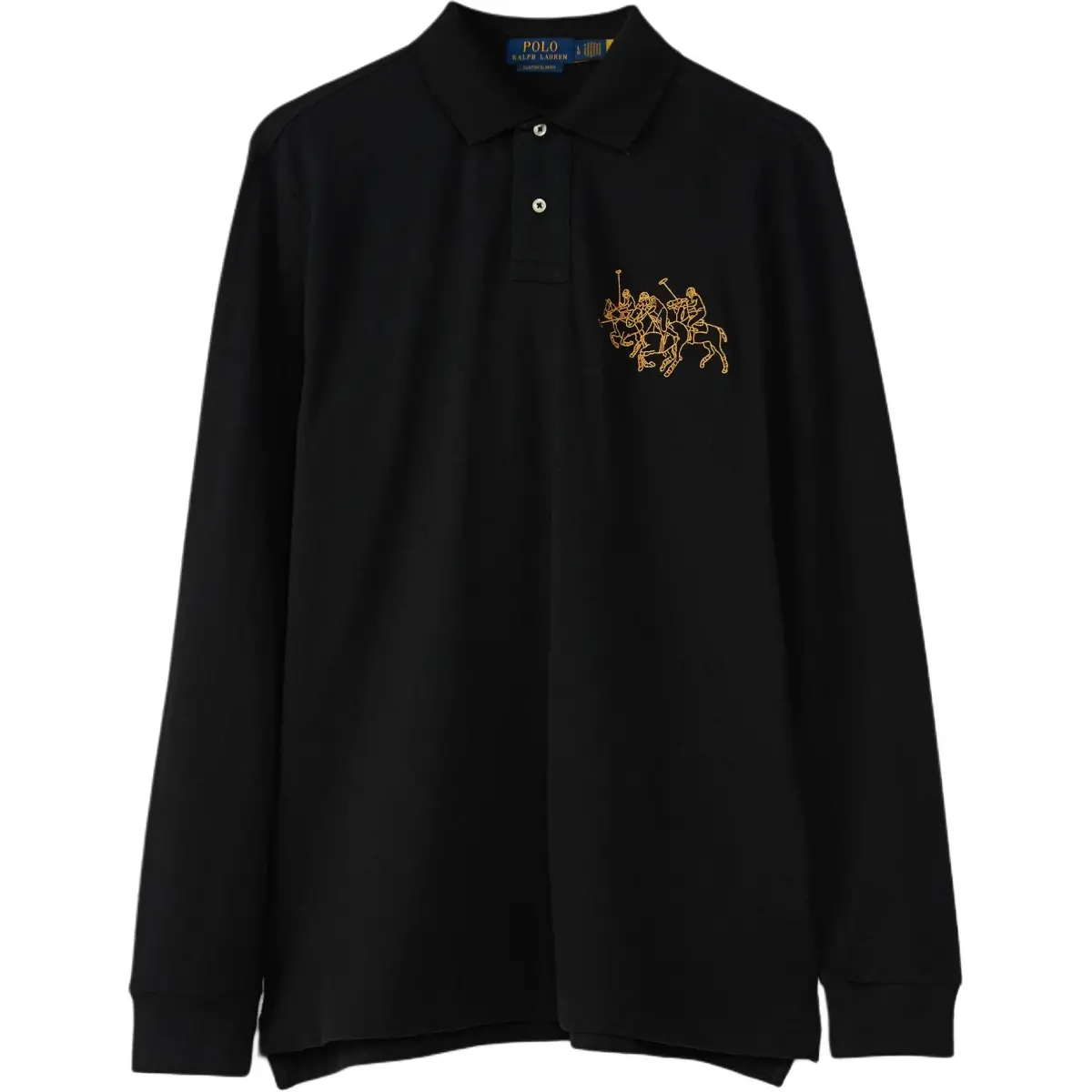 Polo Ralph Lauren Polo Shirt Custom Slim Fit Men's Black