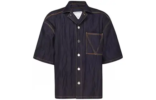 Bottega Veneta SS22 Shirt Men's Blue