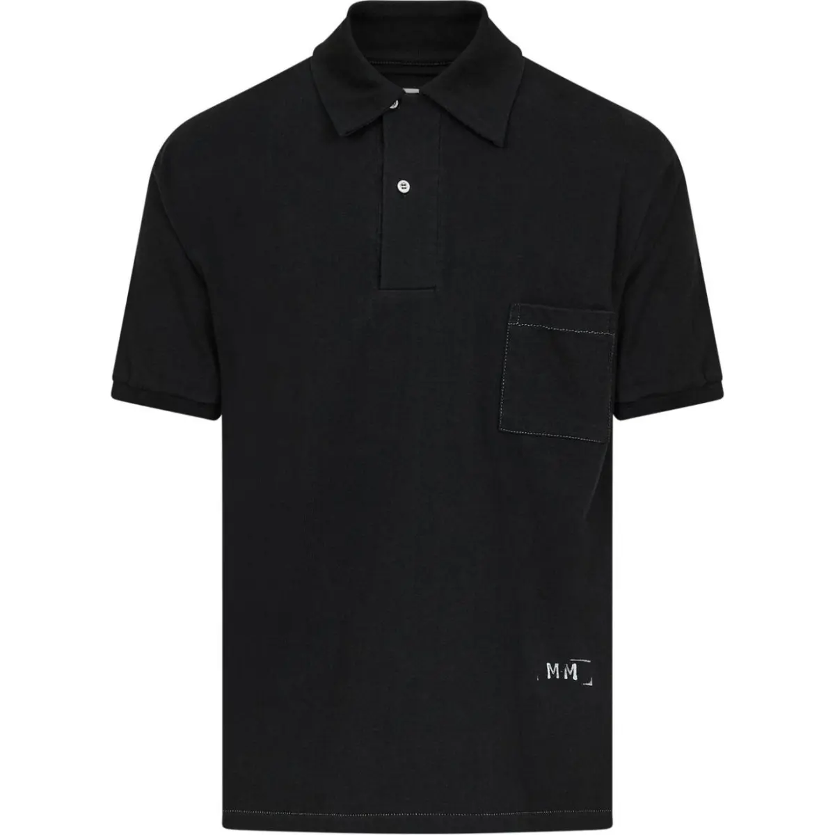 Maison Margiela logo-print polo shirt