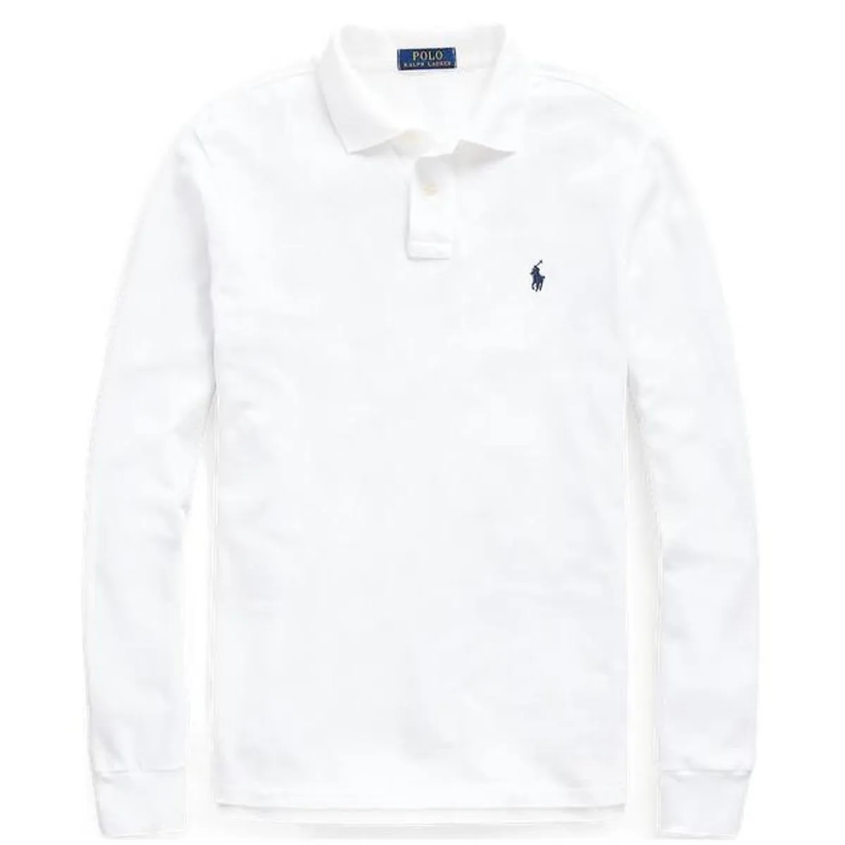 Polo Ralph Lauren FW19 Polo Shirt Custom Slim Fit Men's White