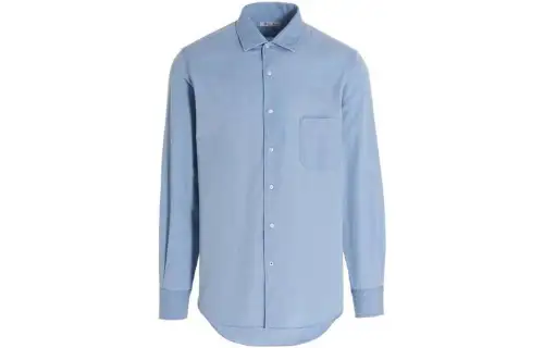 Loro Piana Shirts Men's Light Blue