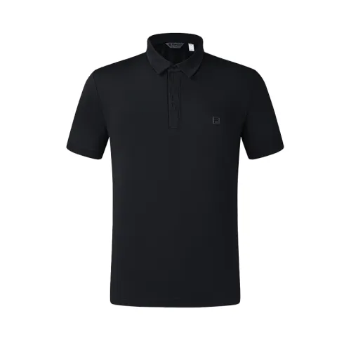 FILA Golf Polo Shirt Men's Pitch Black