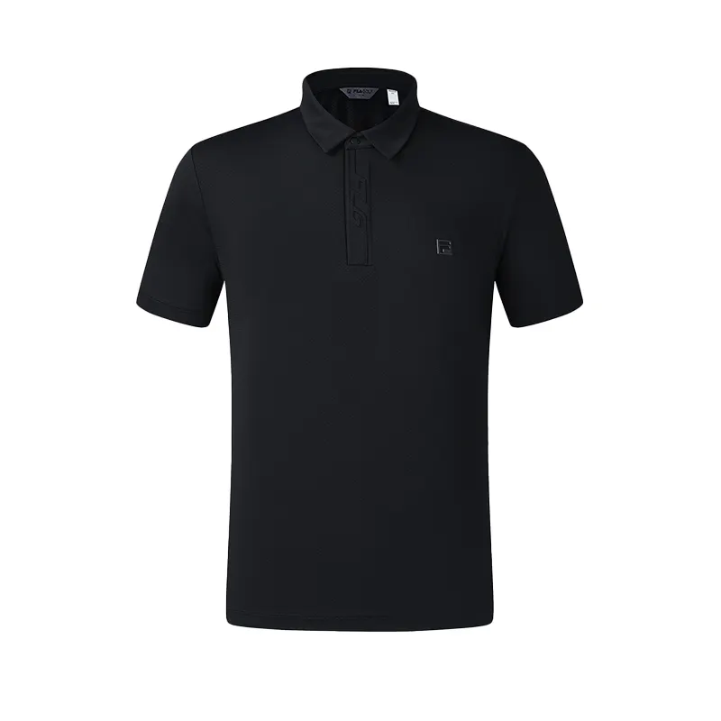 FILA Golf Polo Shirt Men's Pitch Black