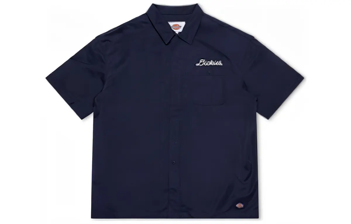 Dickies Shirts Unisex Dark Navy Blue Moderate