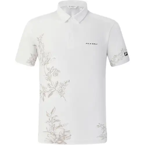 FILA Golf Polo Shirt Men's Jade White