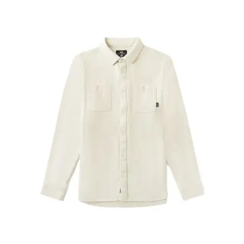 Vans Shirts Men's Ecru Lapel Moderate Other