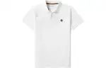Timberland Polo Shirts Men's White Polo Collar Moderate Straight Fit