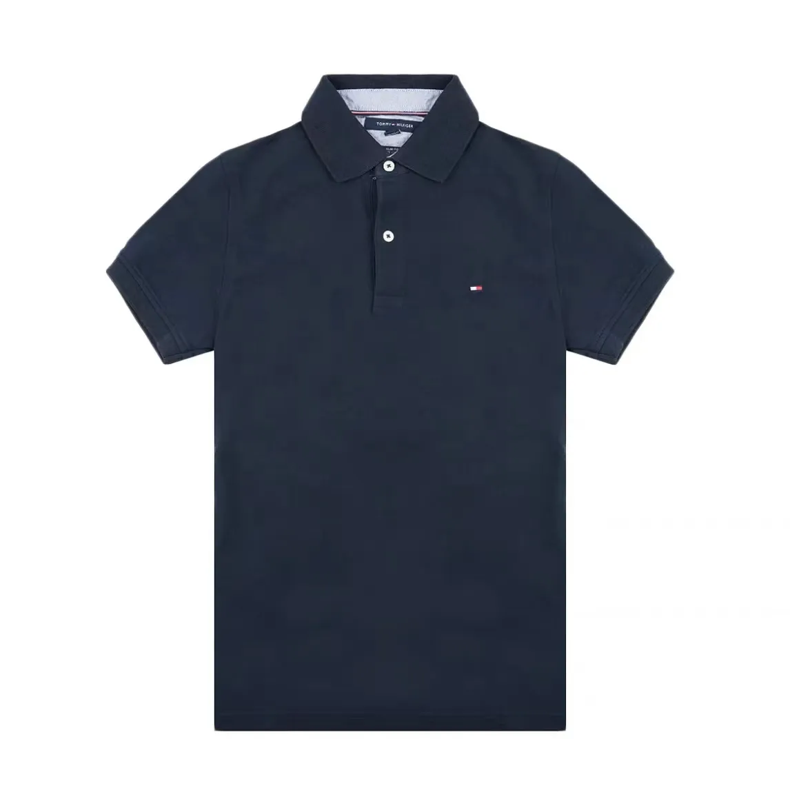 Tommy Hilfiger Polo Shirt Men's Navy Blue