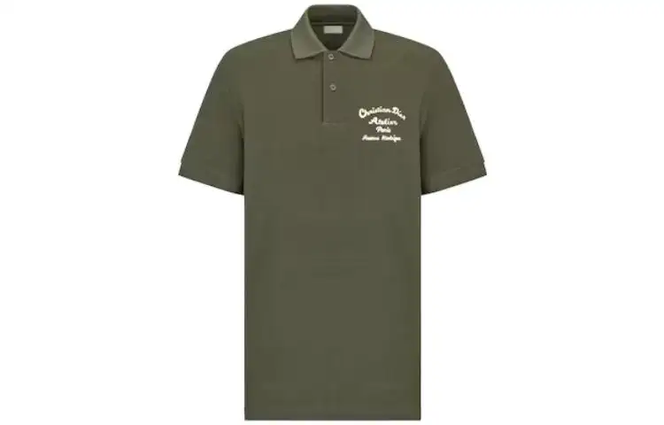 DIOR CHRISTIAN DIOR ATELIER Polo Shirt Men's Green