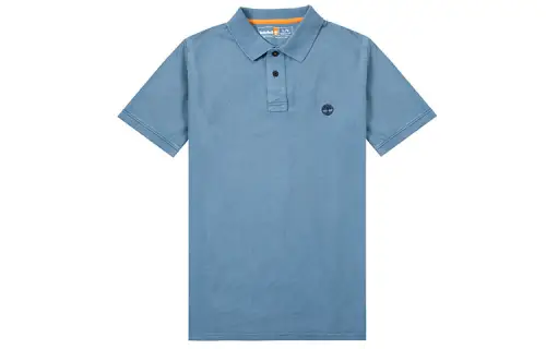 Timberland Polo Shirts Men's Dark Sky Blue Polo Collar Moderate Other