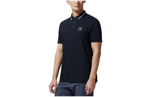 Anta Variety Training Collection Polo Shirt Men's Basic Black