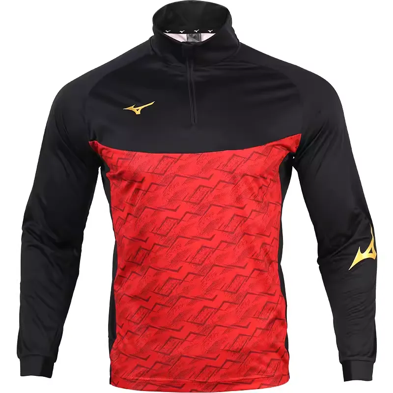 Mizuno Sweatshirt Men's Red Black
