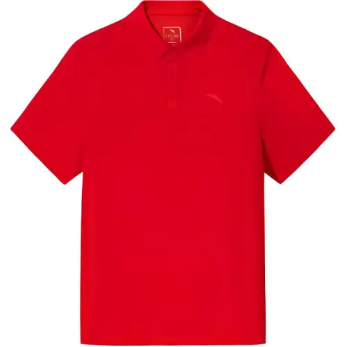 Anta Variety Training Collection Polo Shirt Men's Classic Red