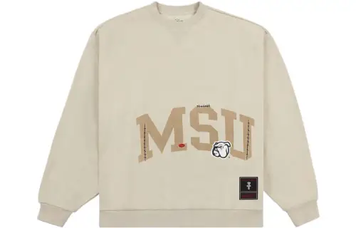 Travis Scott X Mitchell & Ness Mississippi State Bulldogs Pullover Sweatshirt