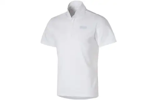 PUMA Polo Shirts Men's Bright White Polo Collar Moderate Straight Fit