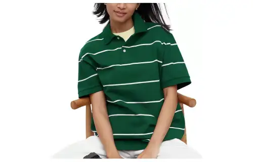 UNIQLO Polo Shirt Unisex Turquoise