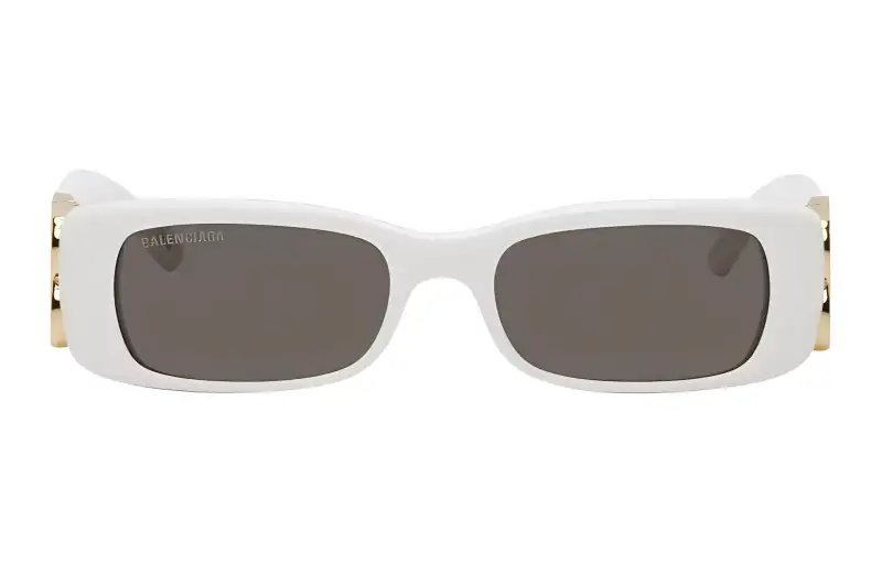 Balenciaga Eyewear Dynasty Rectangular Frame Sunglasses