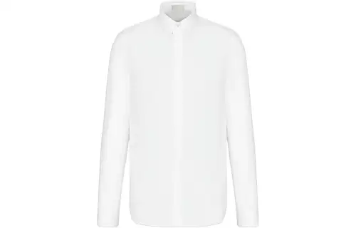 DIOR Shirts Men's White Lapel Moderate Other