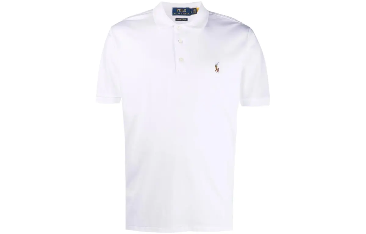 Polo Ralph Lauren SS22 Polo Shirt Custom Slim Fit Men's White