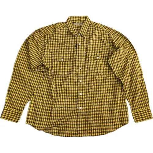 Burberry Shirts Men's Yellow Lapel Moderate Other