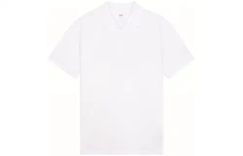 UNIQLO Polo Shirts Unisex White Moderate