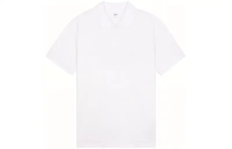 UNIQLO Polo Shirts Unisex White Moderate