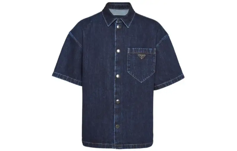 PRADA FW22 Shirt Men's Marine Blue