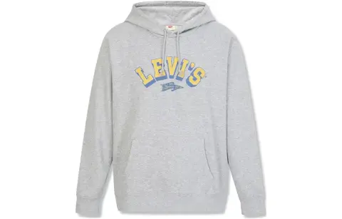 Levi's Sweatshirts Men's Gray Hooded Moderate Other