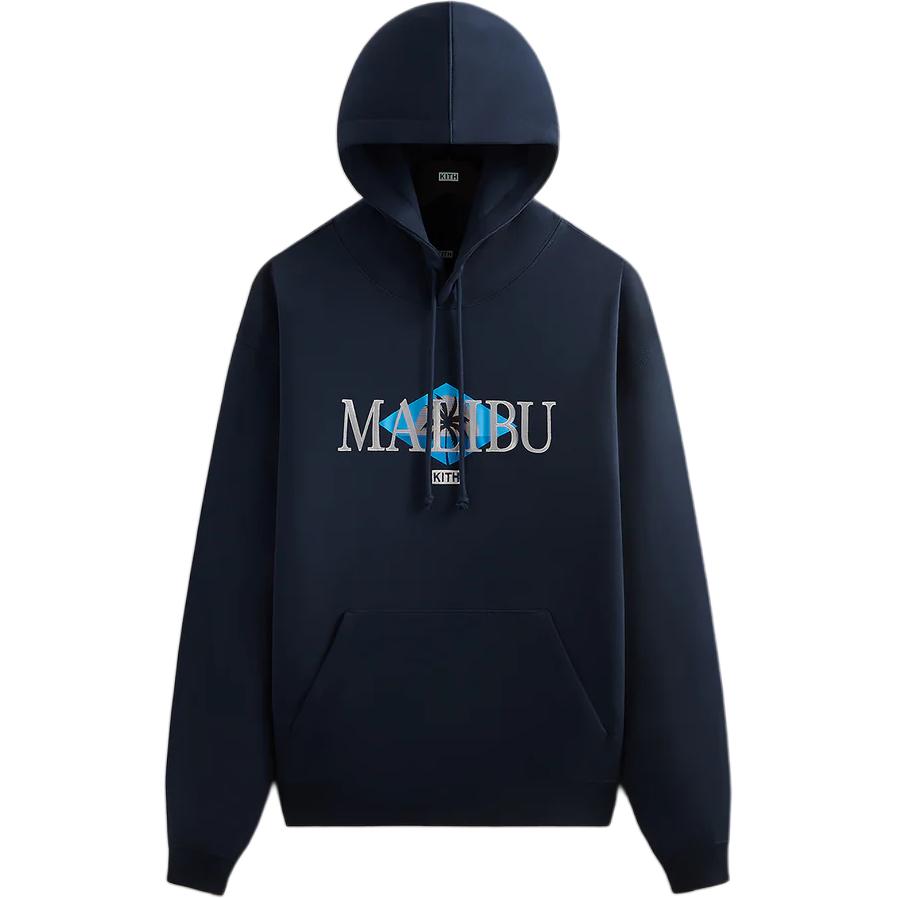 Мужское худи KITH KITH x Malibu (темно-синее)