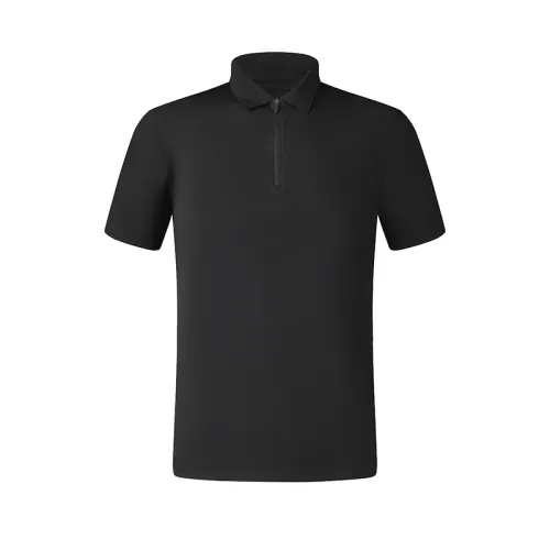 FILA ATHLETICS Polo Shirt Men's Pitch Black