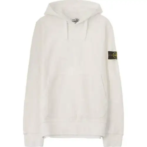 Stone Island logo-patch hoodie