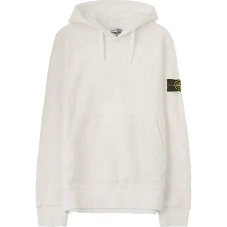 Stone Island logo-patch hoodie