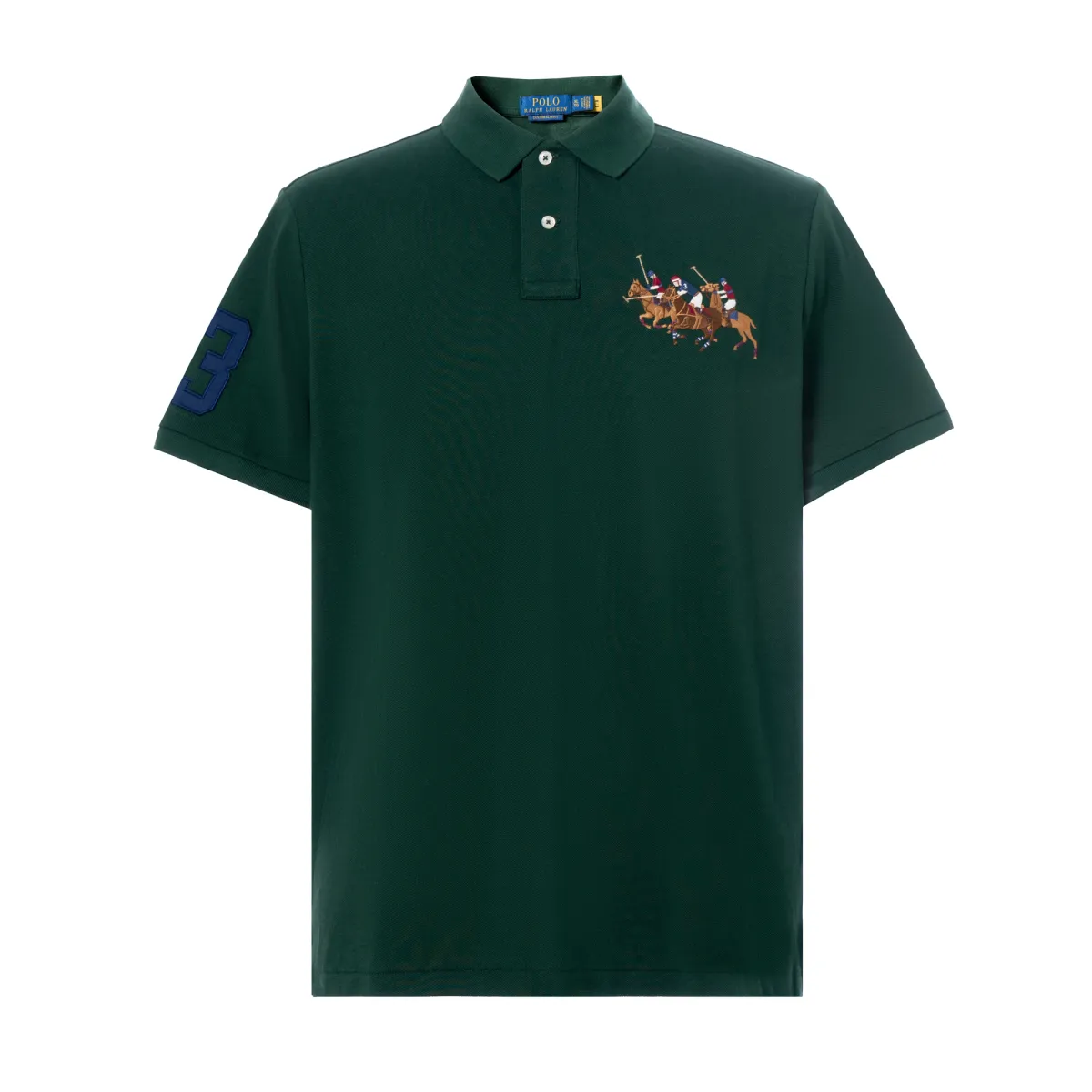 Polo Ralph Lauren SS23 Polo Shirt Custom Slim Fit Men's Green