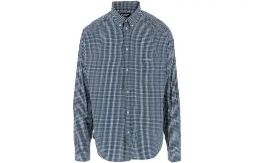 Balenciaga FW22 Shirt Loose Fit Men's Blue
